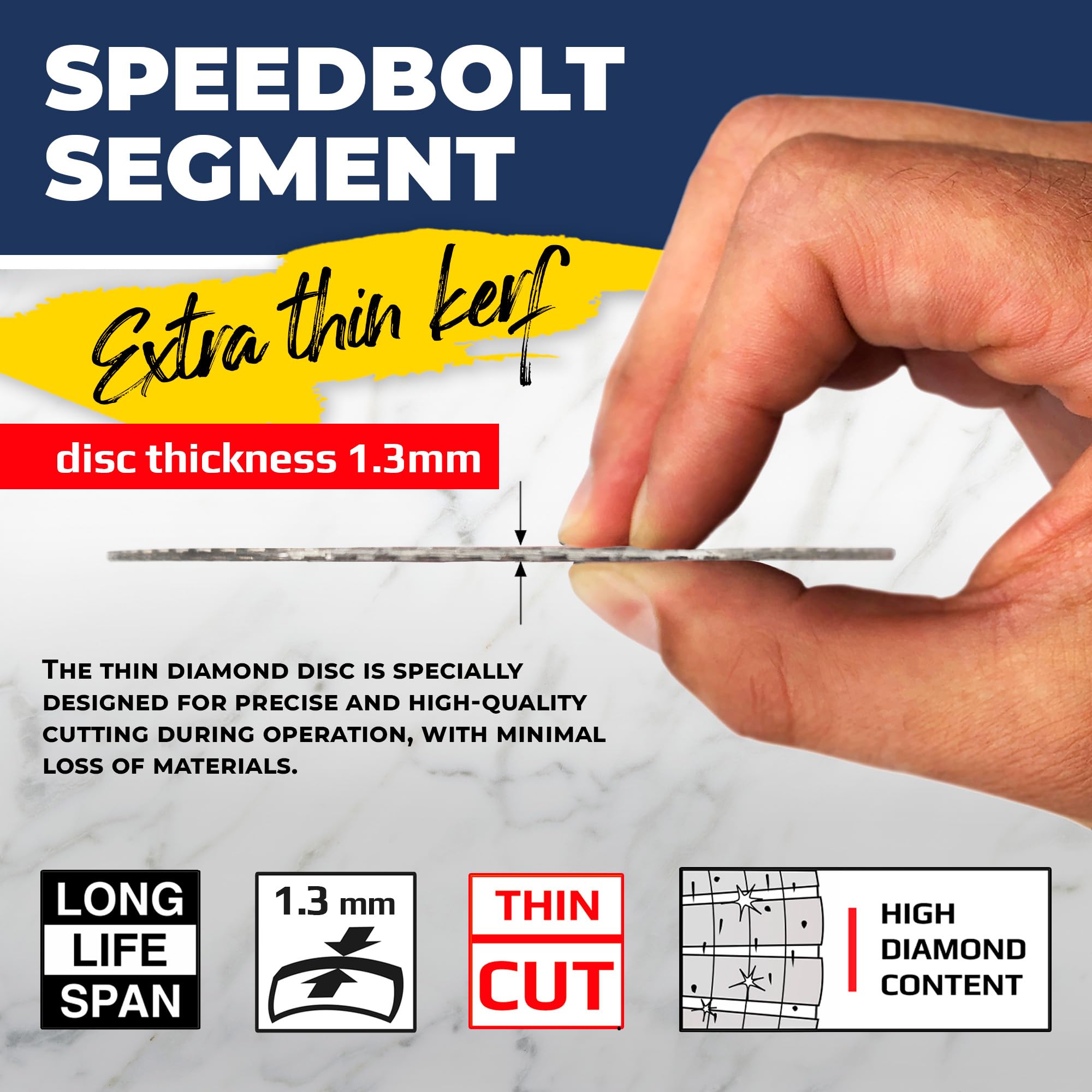 Disco Diamantato For Piastrelle Da 3" - Disco Da Taglio Diamantato In Porcellana Super Sottile Da 2 - Foto 8