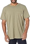 Timberland PRO Men's Base Plate Blended Short-Sleeve T-Shirt, Burnt Olive Heather, Small
