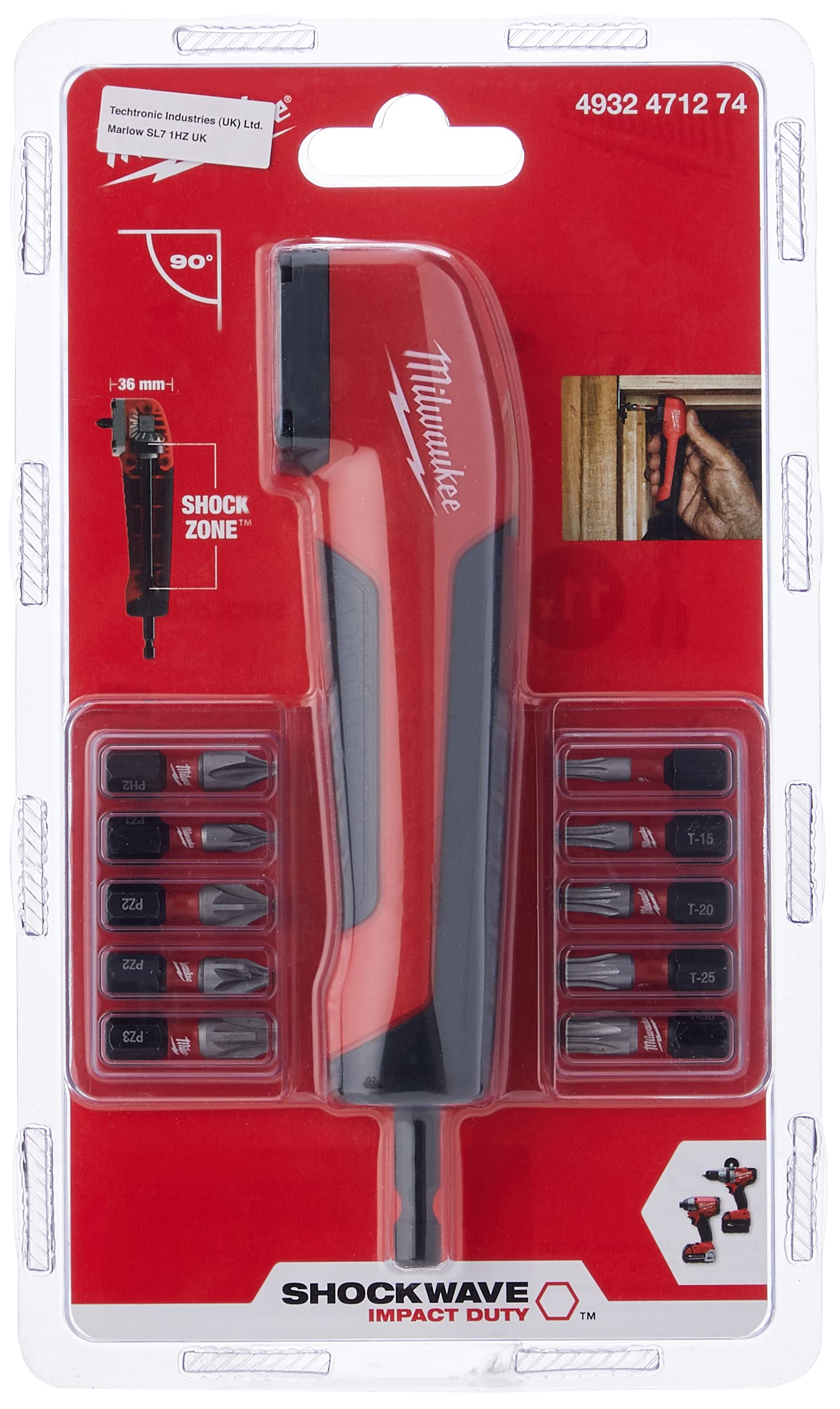 Adaptador angular Shockwave - ShW Right Angle Attachment - 1pc & MIL48223106 pennarelli