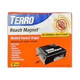 T256-8 Poison Free Roach Magnet Trap and Killer with Exclusive Pheromone Technology - Kills Ants&comma; Spiders&comma; Scropions&comma; Silverfish&comma; Crickets&comma; and More - 8 Traps