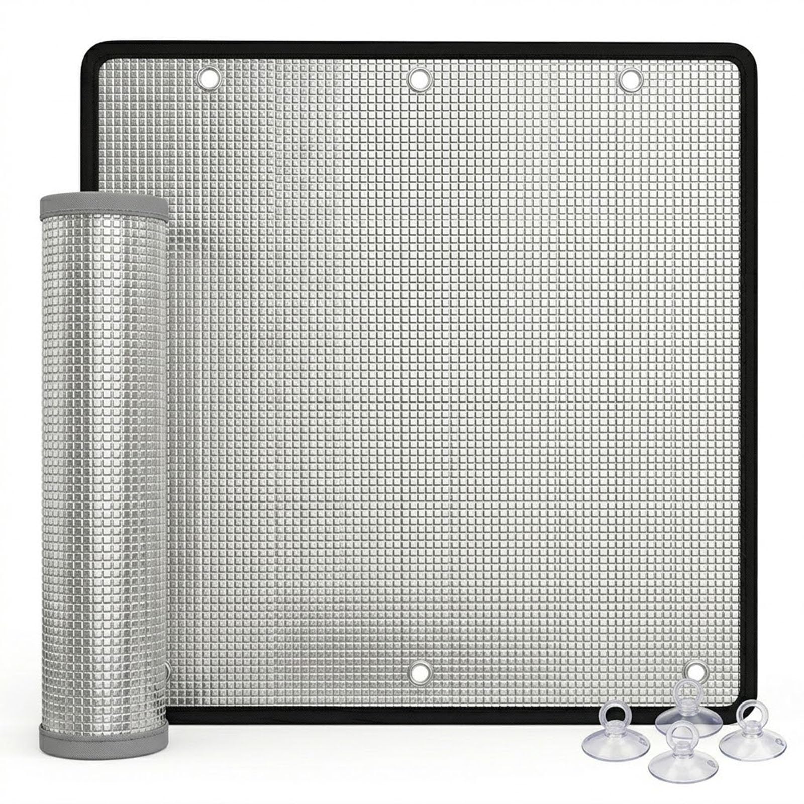 Film anti chaleur fenêtres aluminium avec ventouses isolation 8mm