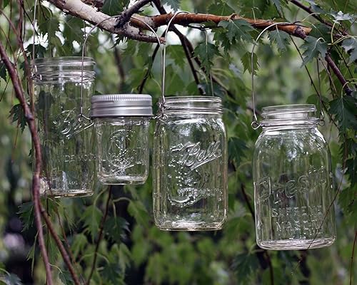 Miniatura 5 de Asas de alambre de acero inoxidable para tarros Mason, bola, conservera, 6 unidades.