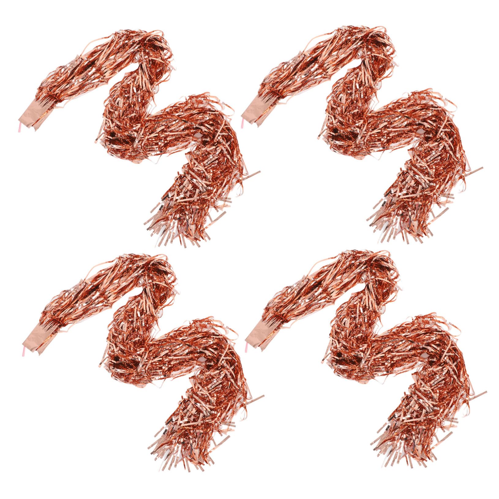 OFFSCH Glow Birthday Backdrop Tinsel Foil Curtains Fringe for Unique Party Decorations