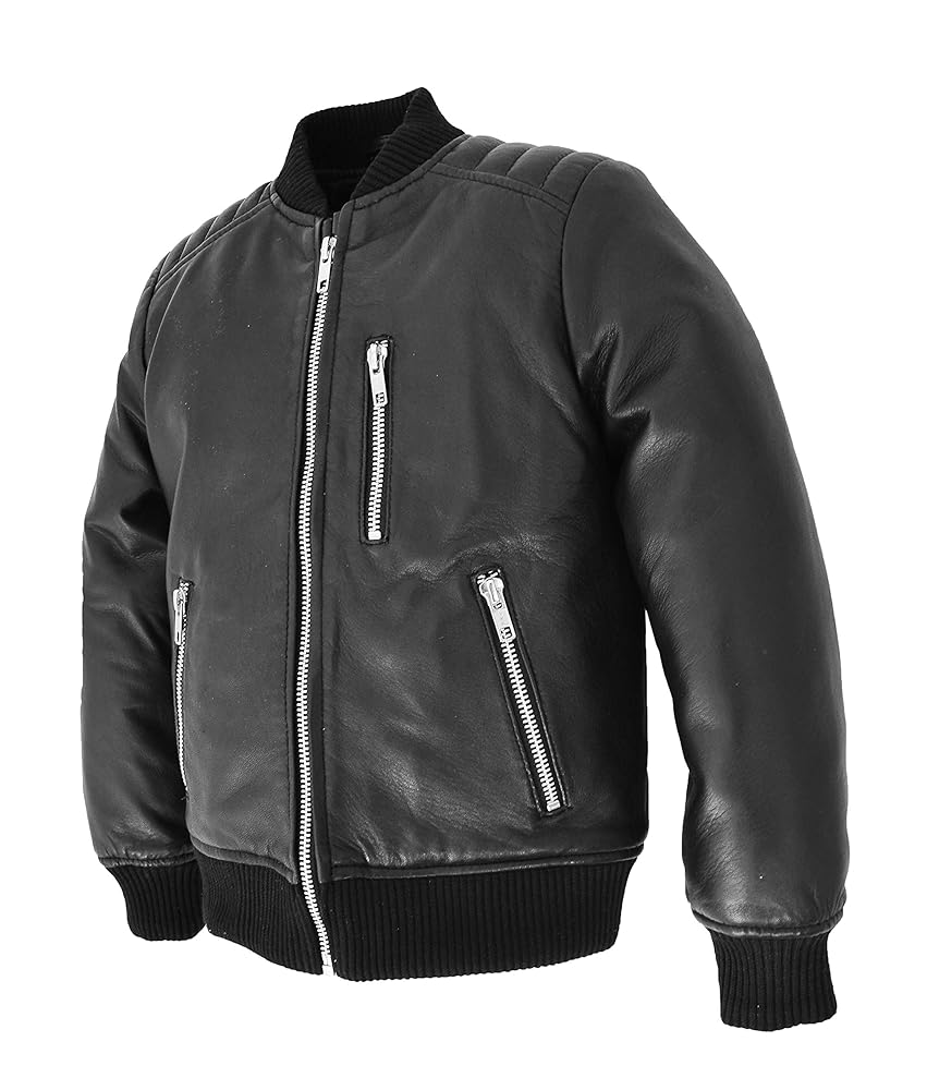 a*2様 stjohn'sbay leather bomber jkt old Vintage St. Johns Bay Men's Black Leather Bomber Jacket Size