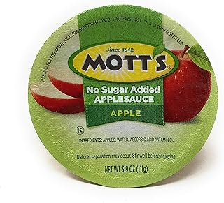 Mott's No Sugar Added Applesauce 18 Count