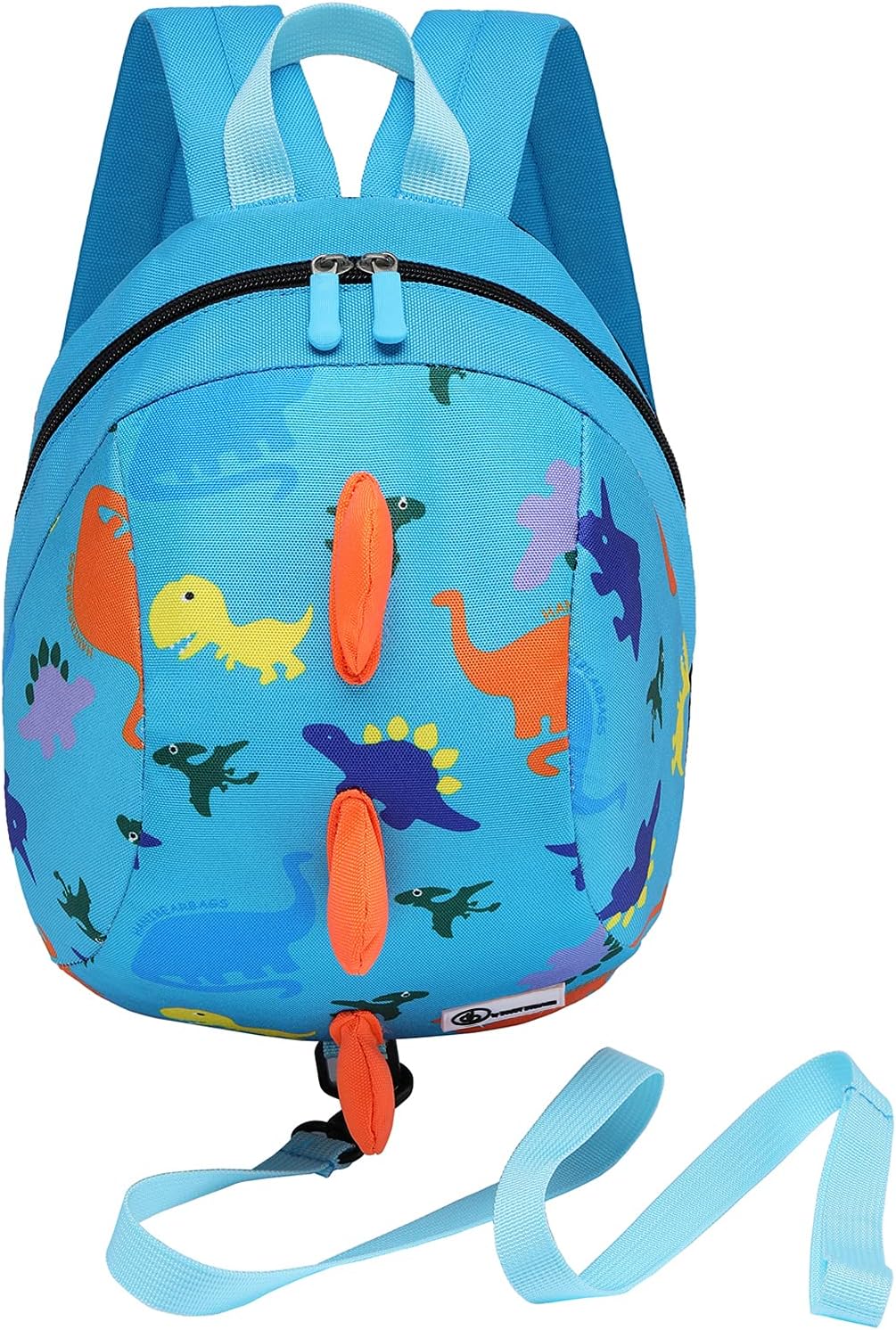 DB Toddler Mini Dinosaur Backpack with Child Leash, Anti Lost Wrist Link for Kids, Safety Harness Back Pack for Baby Boy Girl