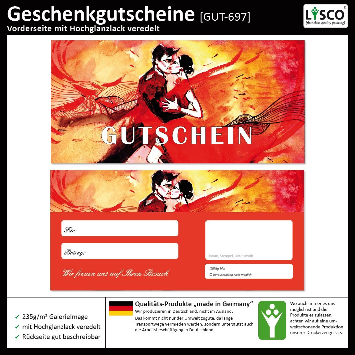 200 Stück Geschenkgutscheine (GUT-697) Gutscheine Gutscheinkarten für Bereiche wie Erholung Wellness Shopping Tanzen