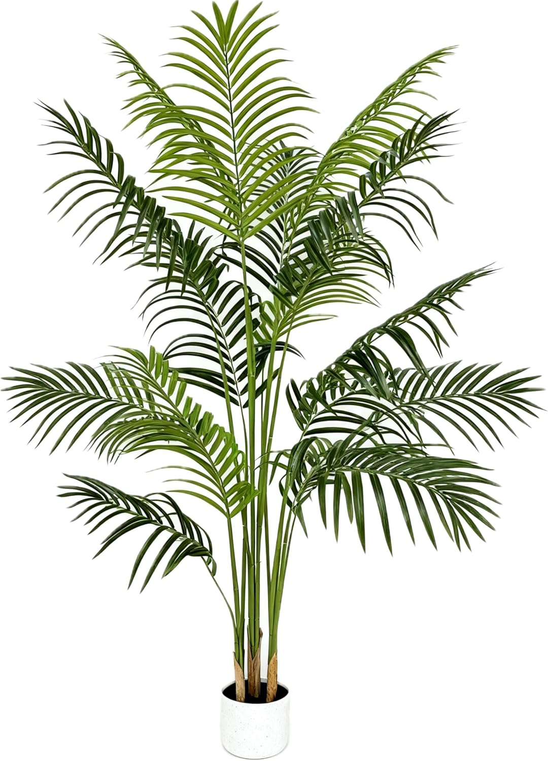 5ft Artificial Palm Tree – Realistic Fake Palm Tree Decor for Indoor & Outdoor – Large Tropical Faux Palm Tree, Low Maintenance Artificial Indoor Plant, Fake Palm for Home, Office & Patio