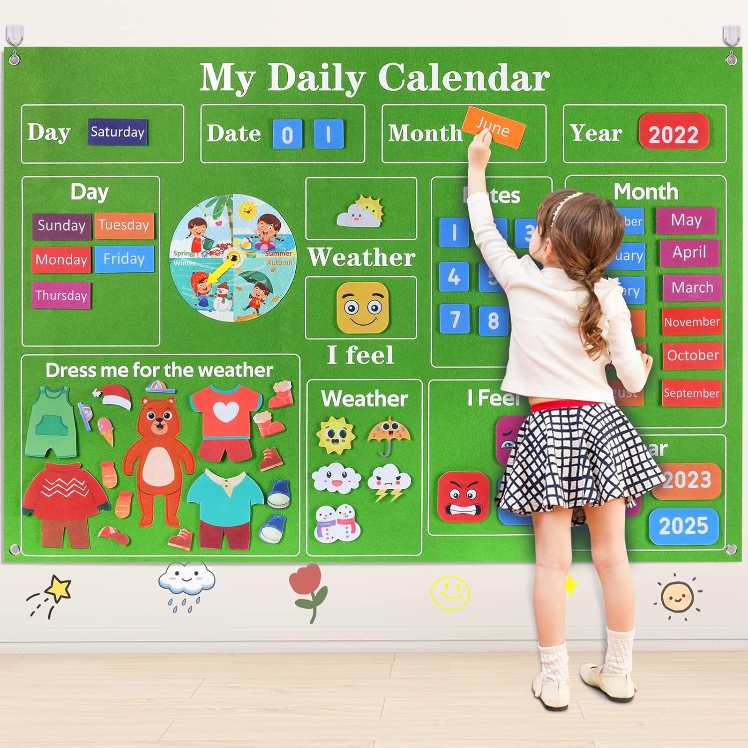 My First Daily Felt Board for KidsPreschool Classroom Must Haves