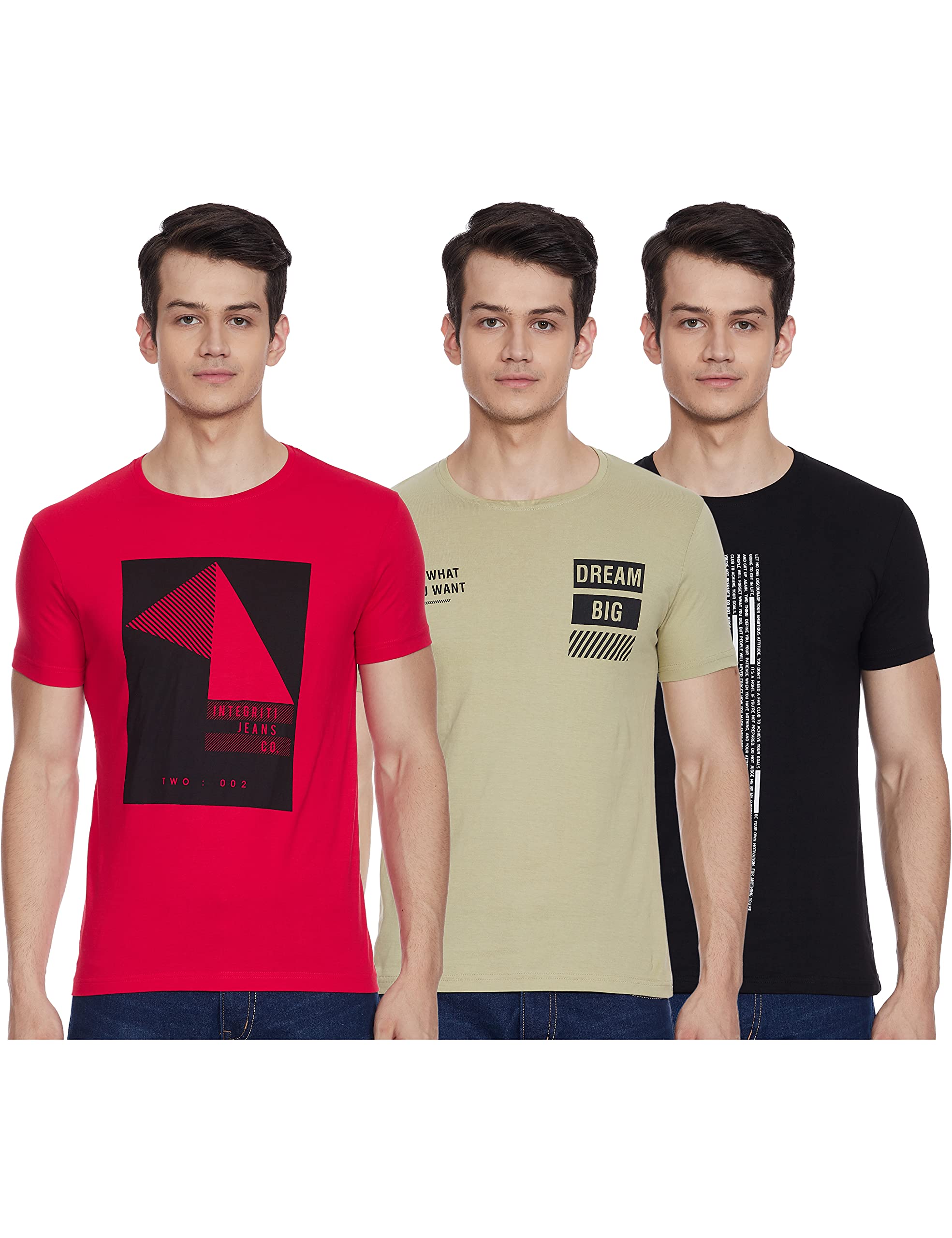 IntegritiMen's Slim T-Shirt (Pack of 3)