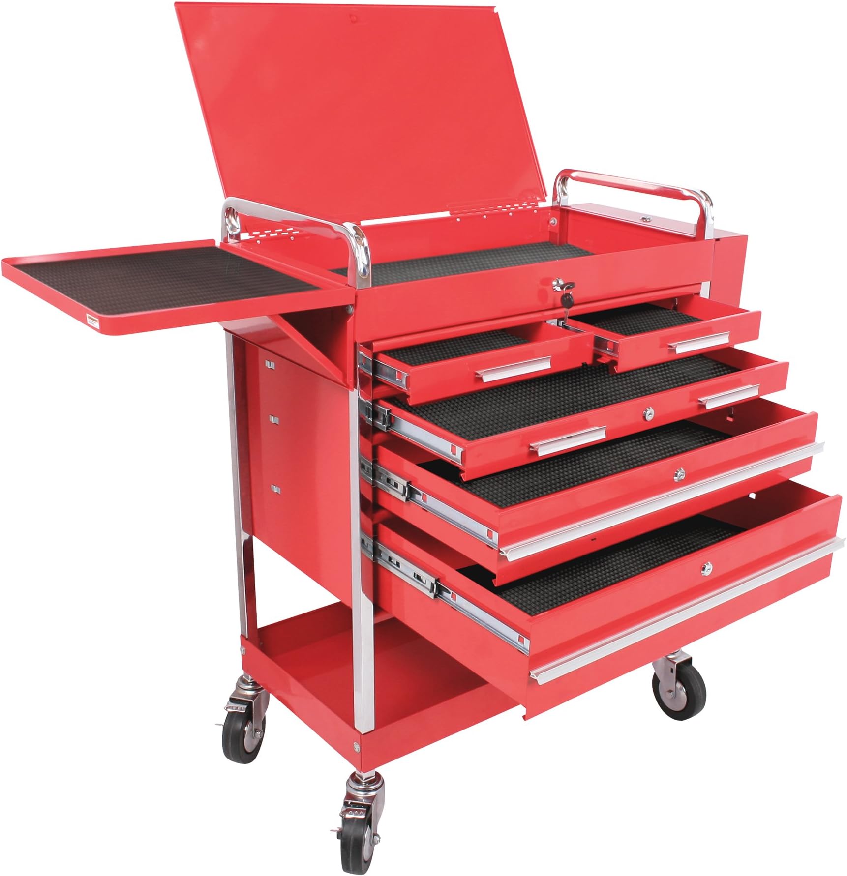 Arcan ASC8045 Heavy Duty 5-Drawer Service Cart