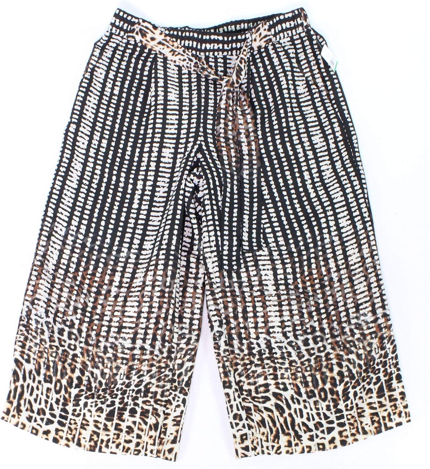 John Paul Richard Womens USA Belted Dress Pants Black L