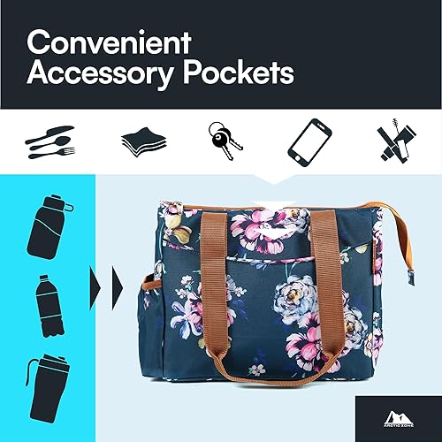 Miniatura 2 de Arctic Zone Bolsa de almuerzo aislada para mujer, bolsa de almuerzo más fresca