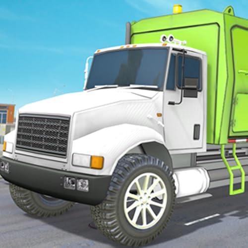 Volcar camión transportador de basura Juegos de transporte de carga