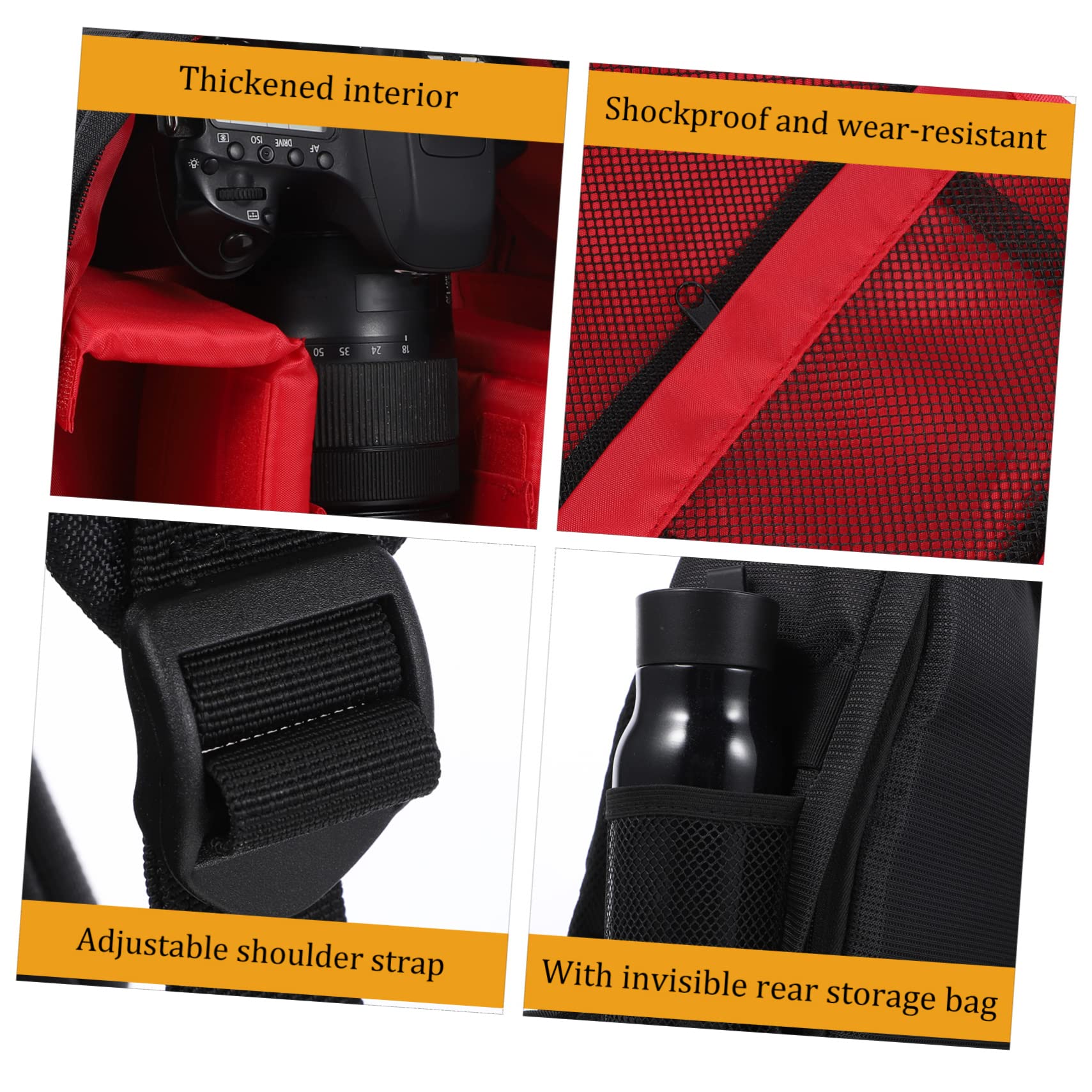 Gadpiparty Zaino Di Tela Borse Fotografiche Zaino Fotografico Borse Dslr Per La Macchina a Business Camera Bag Case Borsa a In Nylon Uomini E Donne
