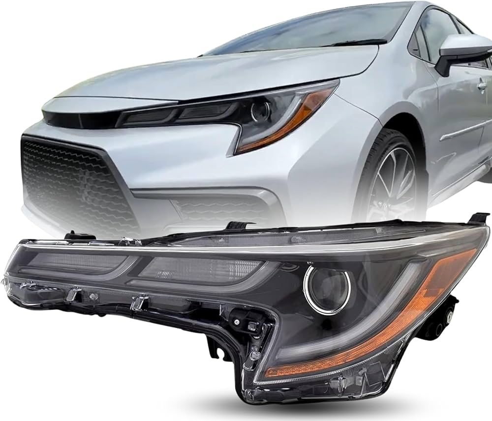 Headlight Assembly Replacement For Toyota Corolla SE/XLE/XSE