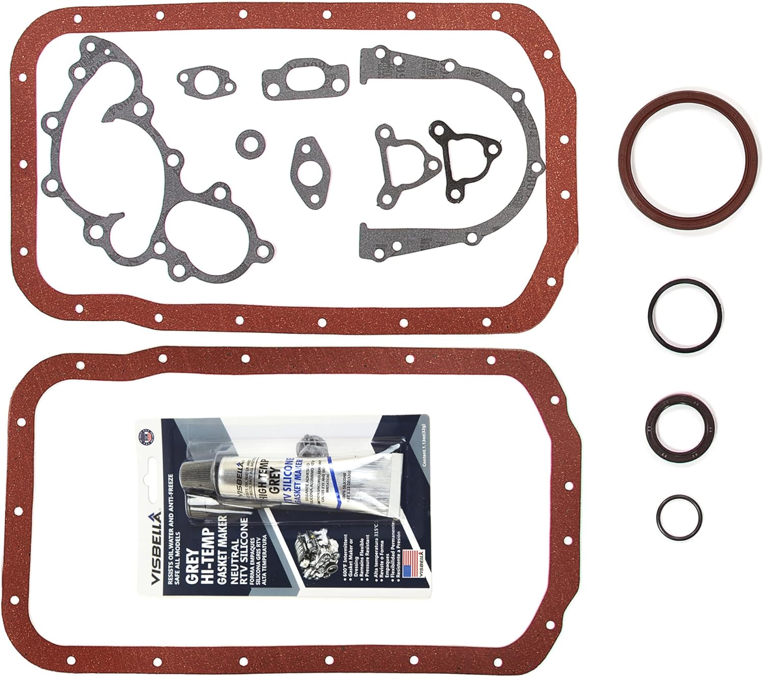 DG-8614961232 Lower Conversion Gasket Set Compatible With/Replacement For 95-04 Toyota 4Runner T100 Tacoma Tundra 3.4 5VZFE
