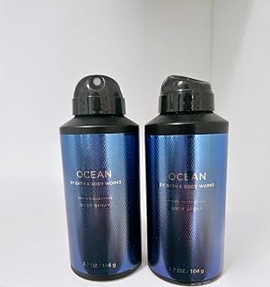 Bath BodyOcean Men's Body Spray, 3.7 oz, Pack of 2