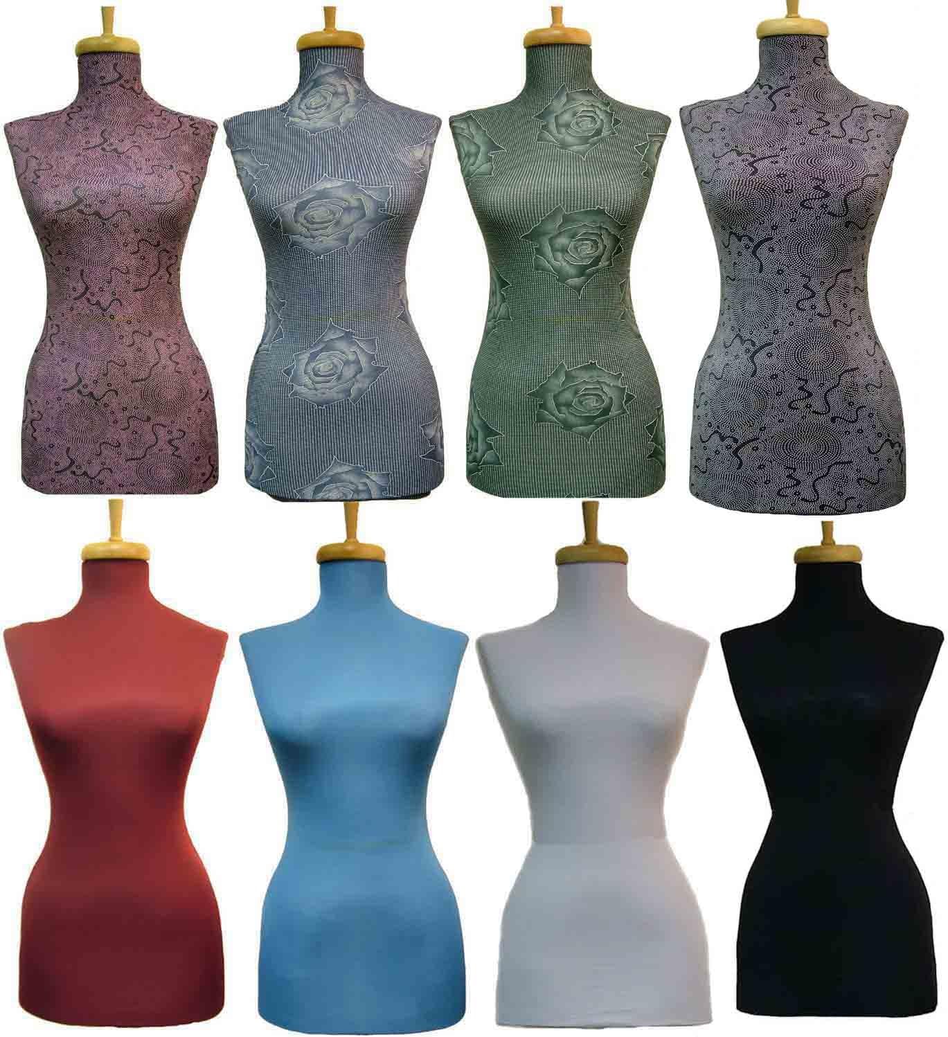 Female Mannequin Dress Form Material Cover for Dress Form- White