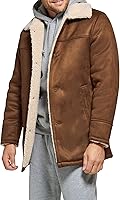 Vista 2 de Calvin Klein Chaqueta de piel de oveja sintética para hombre