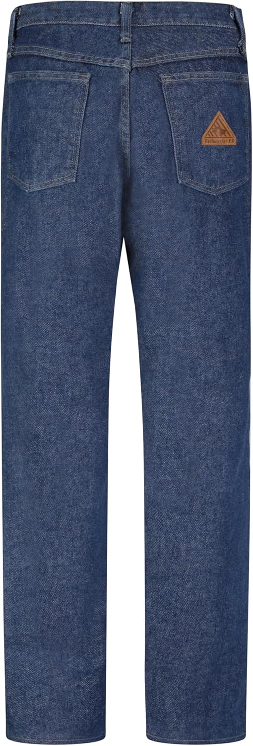 Bulwark Mens Flame Resistant Cotton Pre-Washed Denim Jean - Image 3