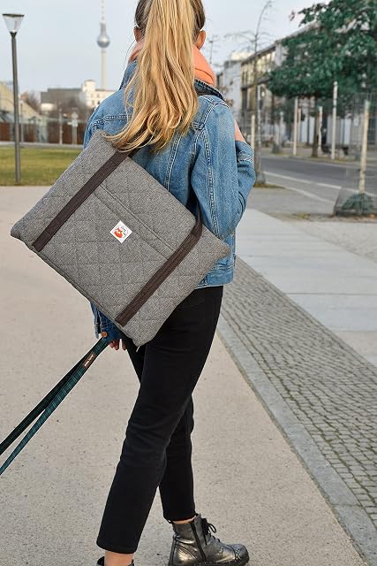 Foto 3 de 8 de Cama de Viaje para Perros Sleepy Fox® - Cama Plegable para Perros con Correas para los Hombros