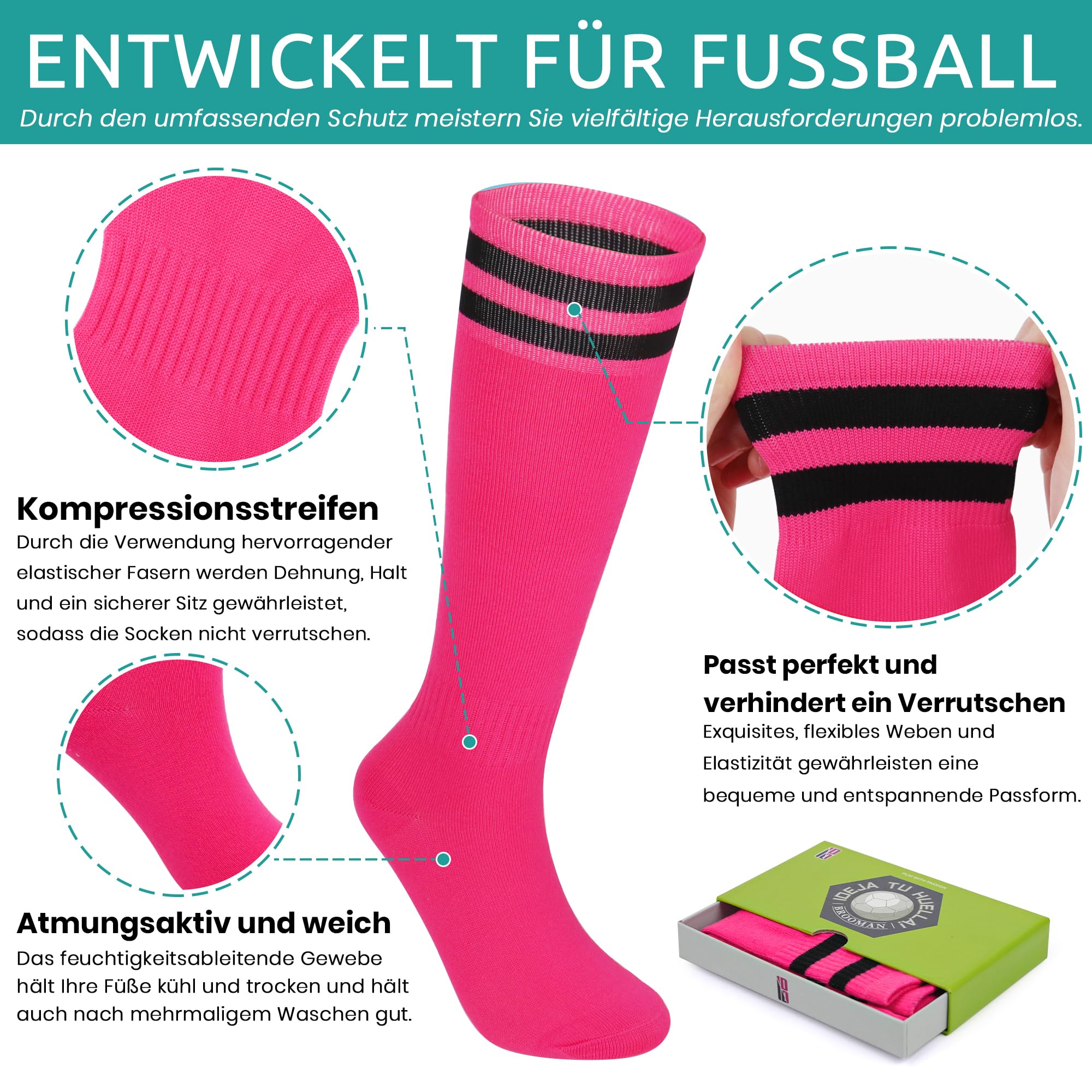JABASIC Buty piłkarskie dla dzieci Firm Ground Football buty dla chłopców i dziewczynek, buty piłkarskie ze skarpetkami