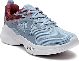 ASIANWomen's Fireflty-03 Sports Running,Walking & Gym Shoes Max Cushion with Memory Form Lightweight Eva Sole Extra Jump Casual Sneaker Shoes for Women's & Girl's