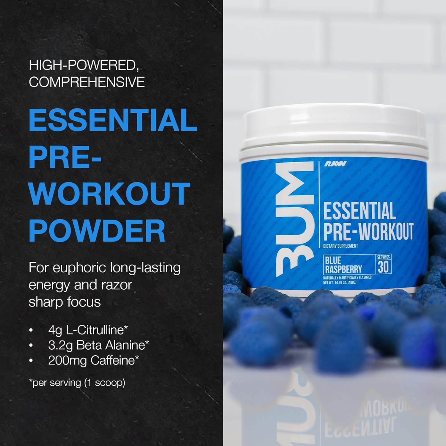 RAW Whey Isolate Protein Powder & Essential Pre-Workout Bundle