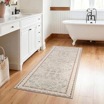 GRANNY SAYS Kitchen Rug 47"x 18", Non Slip Washable Kitchen Mat