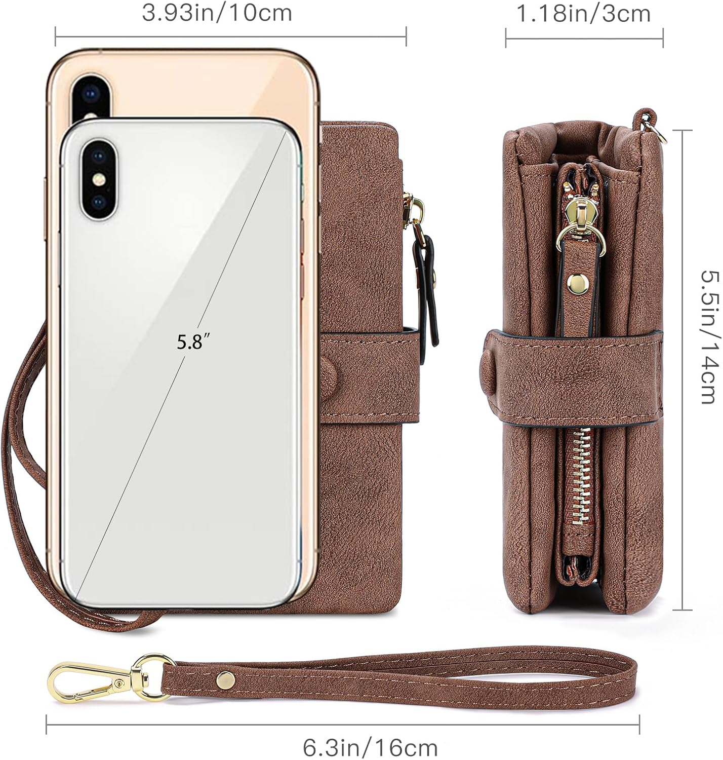 Womens Wallet Small Bifold Leather Wallets Women RFID blocking Ladies Wristlet with Card holder ID window Coin Purse - Image 5