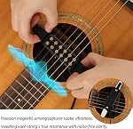 Pickup pour guitare en acier (non classique) Pickps pour guitare acoustique pour 38-42 en amplificateur de transducteur de prise électrique, longueur du câble 10ft
