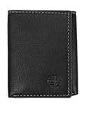 Timberland Men's Leather Trifold Wallet with ID Window