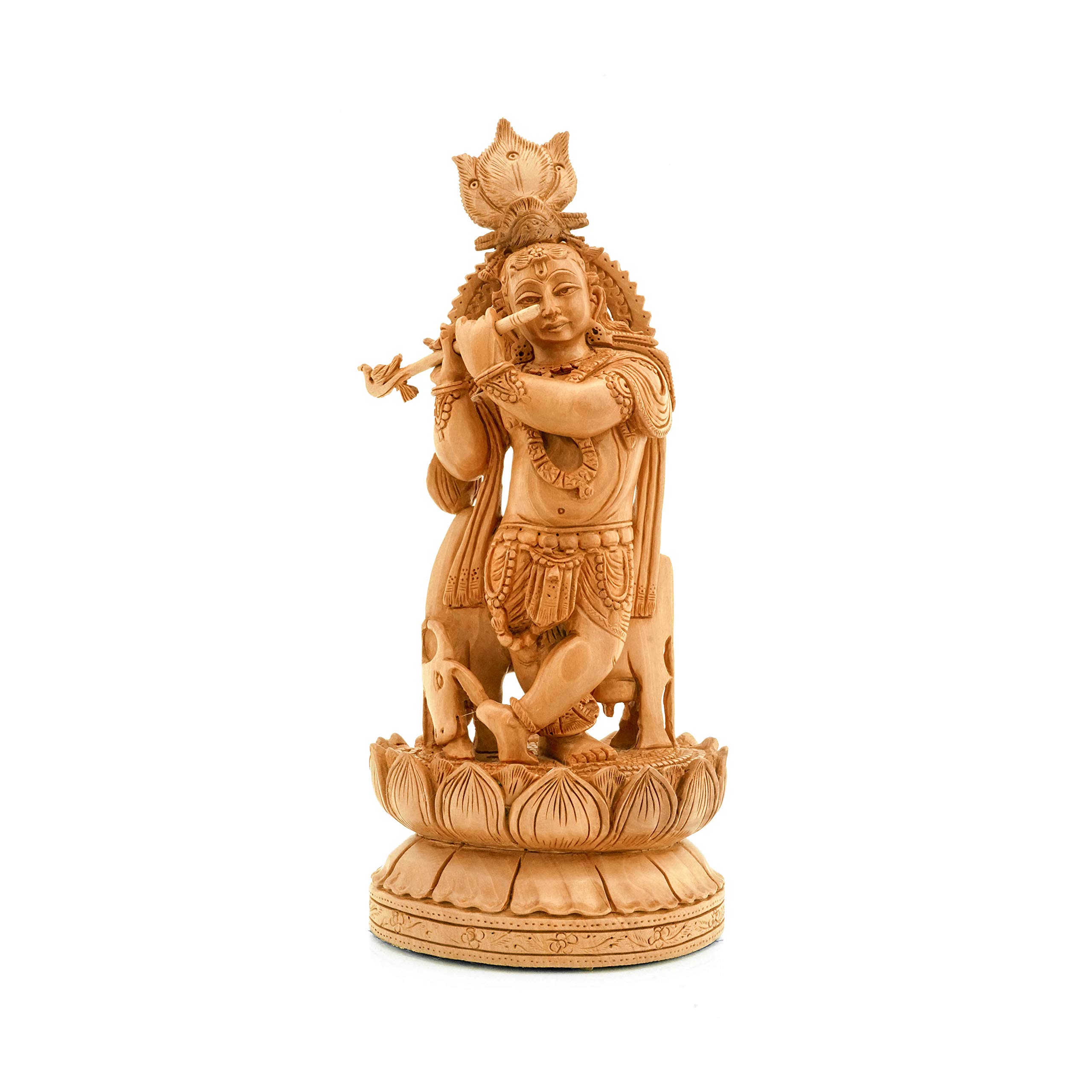 Amazon.co.jp: CKHandicrafts クリシュナ神像 ハンドメイド 神