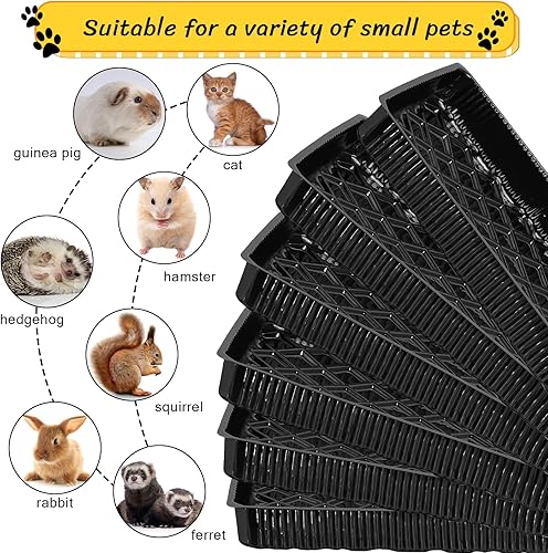 Miniatura 4 de Tioncy 30 cajas de arena desechables para gatitos, bandejas de arena desechables poco profundas para gatos, entrada baja, inodoro, caja de arena
