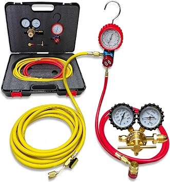 Automotive/HVAC Nitrogen Pressure Leak Test Kit, Pressure Testing Tools