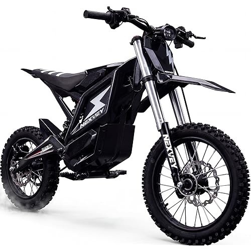Flash Electric Dirt Bike 4000W Peak 35MPH Motocross Bike, Cool Fat Tire High Speed with Suspension Dual Brake 48V 22.5AH Gift for Teens Adults Age 13+