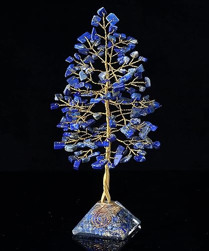 Miniatura 128 de Árbol de la vida de chakras de aventurina amarilla, árbol de cristal para energía positiva, decoración de Feng Shui, árbol de piedras preciosas