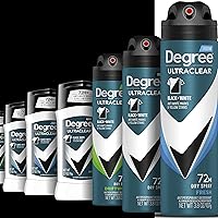 Vista 14 de Desodorante antitranspirante Degree Men MotionSense, spray seco, UltraClear negro + blanco, 3.8 onzas, paquete de 3
