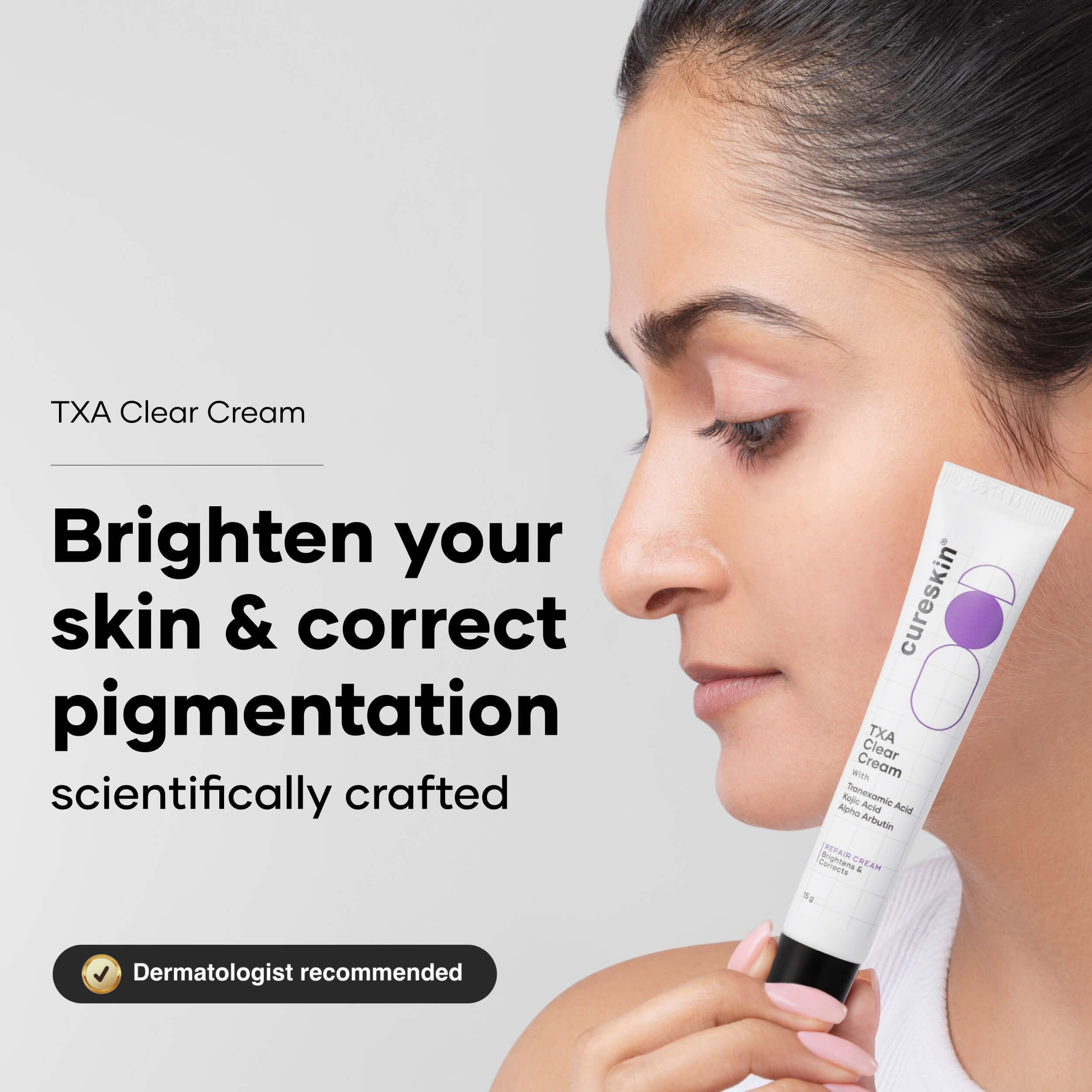 Amazon.com: Cureskin Tranexamic Acid 10% Cream | 20,000 PPM Kojic