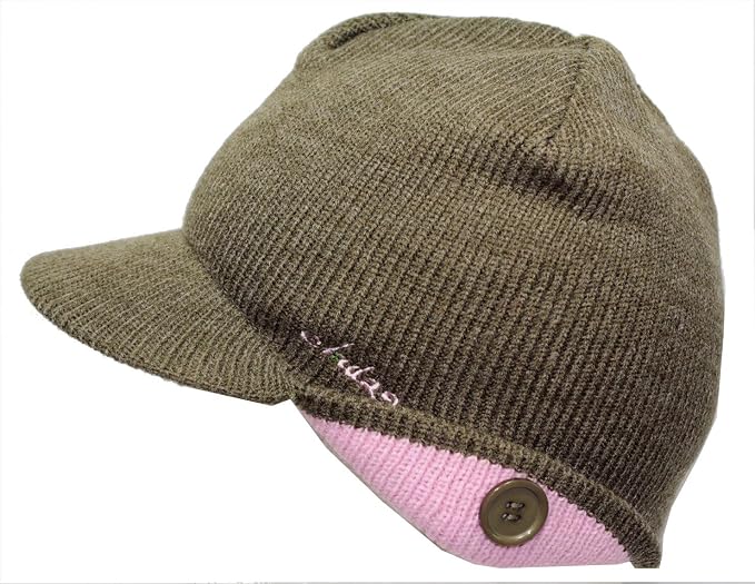 Bula button Knit Winter Beanie Ski 