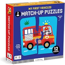 Mudpuppy - My First Vehicles - 12 Beginner Match-Up Puzzles for Kids