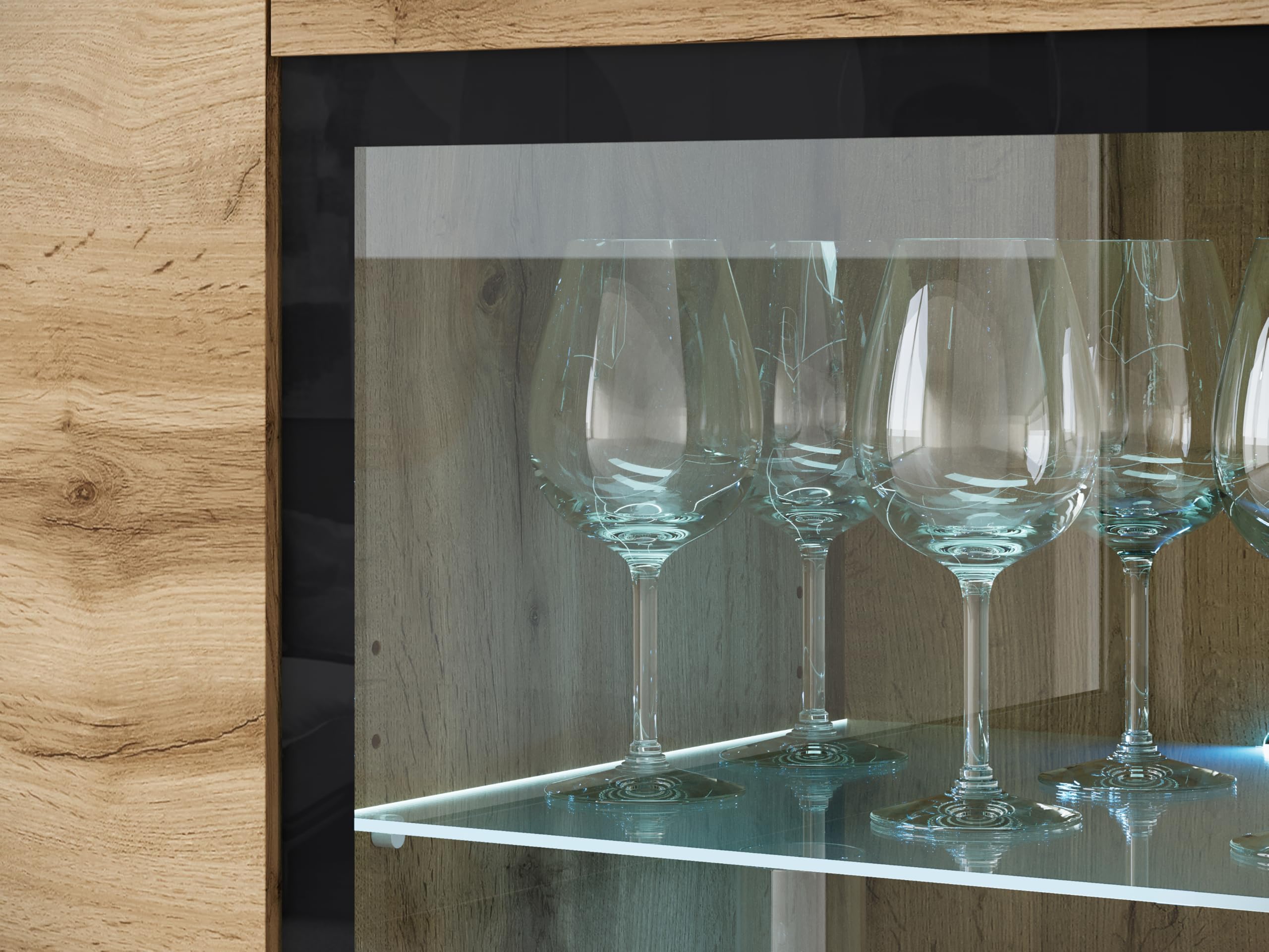 MINIO go for it - Kommode Veve Sideboard mit Glasstür