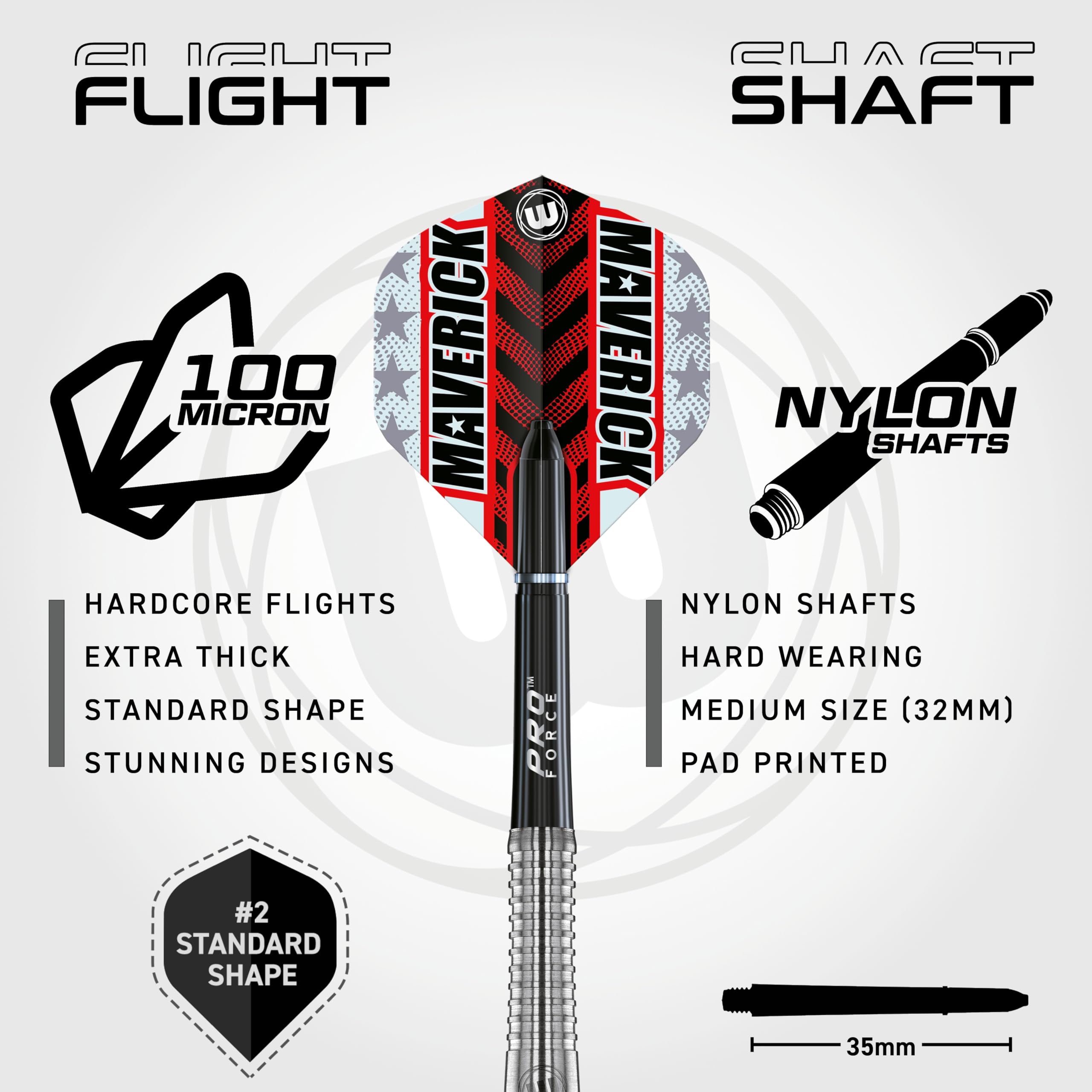 Amazon.co.jp: Winmau Maverick 24g プロフェッショナル スチール