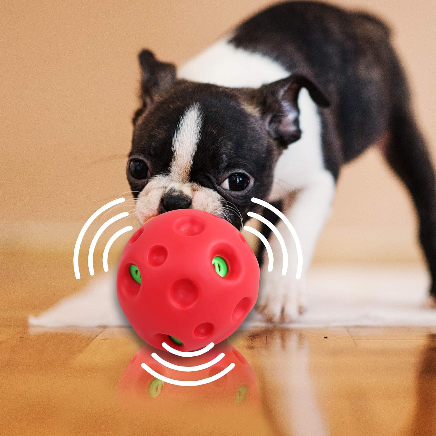 Pet Supplies PetPrime Dog Giggle Ball Toy Pet Playing Wobble Wag Ball