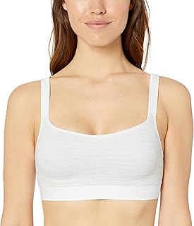 Hanes Black Sports Bra, Reversible Wireless Bra, Moisture-Wicking, SmoothTec Wirefree
