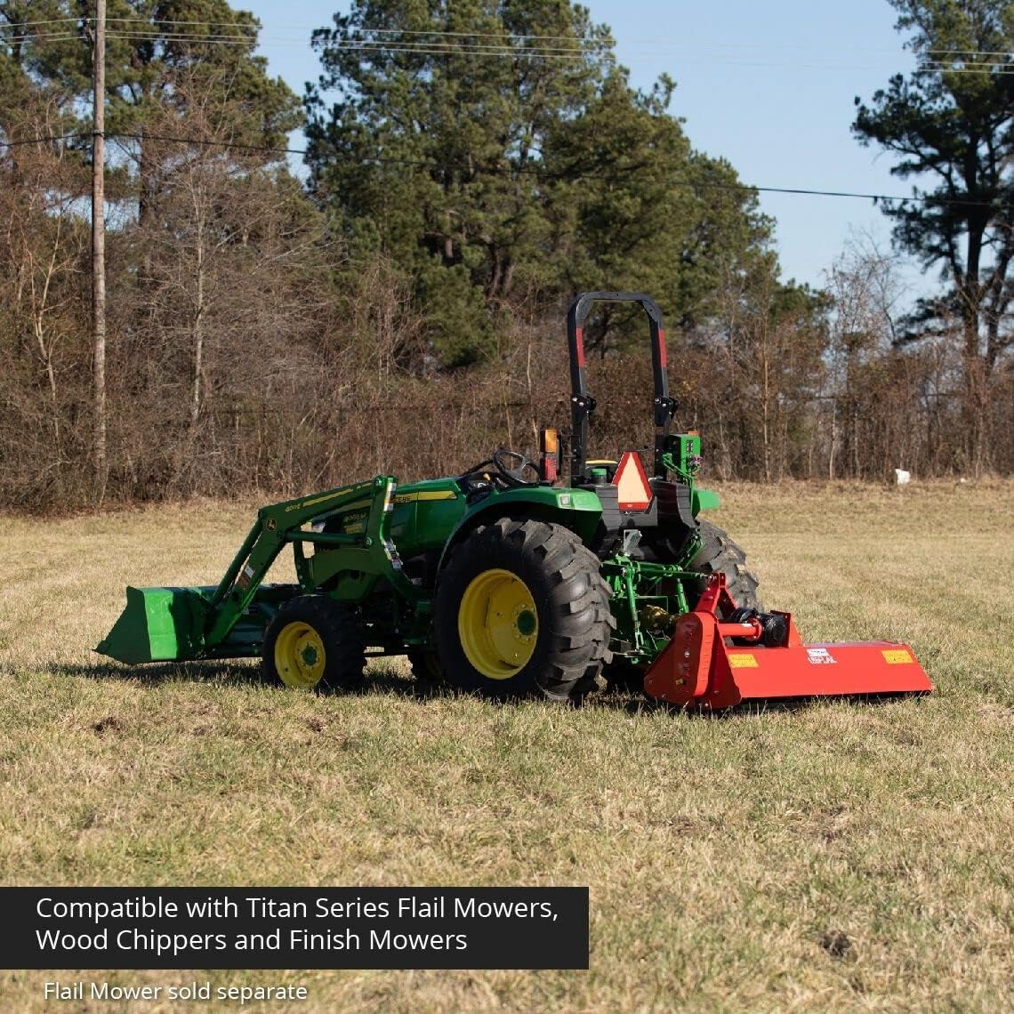 Review Titan Attachments 31.5" Collapsed Length PTO Shaft, Shear Bolt