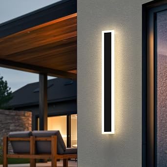 L LOHAS LED Outdoor Wall Light Exterior Wall Mount Lighting Fixture