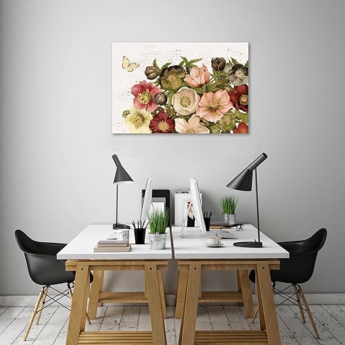 Miniatura 6 de Jaxson Rea "Vintage Petals I Gallery Wrapped Canvas by Katie Pertiet, 18" x 12"
