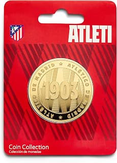 Atlético de Madrid - Moneda edición Especial con Escudo y año de su Fundación 1903" - Coleccionable - Dorada - Producto Oficial